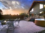 Great Outdoor Living with Firepit, Hot Tub and Seating